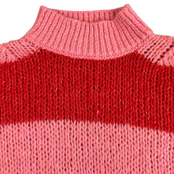 Mango Carioca Sweater Red Pink Small - Picture 9 of 16
